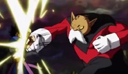 El Justice Punch de Toppo contra Cabba.