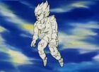 Vegeta transformed into stone after using the Final Explosion
