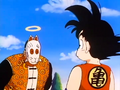 Gohan tells Goku that he's come a long way, after surrendering to him