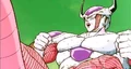 Frieza recovers and notices the attack