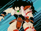 Goku stops Raditz