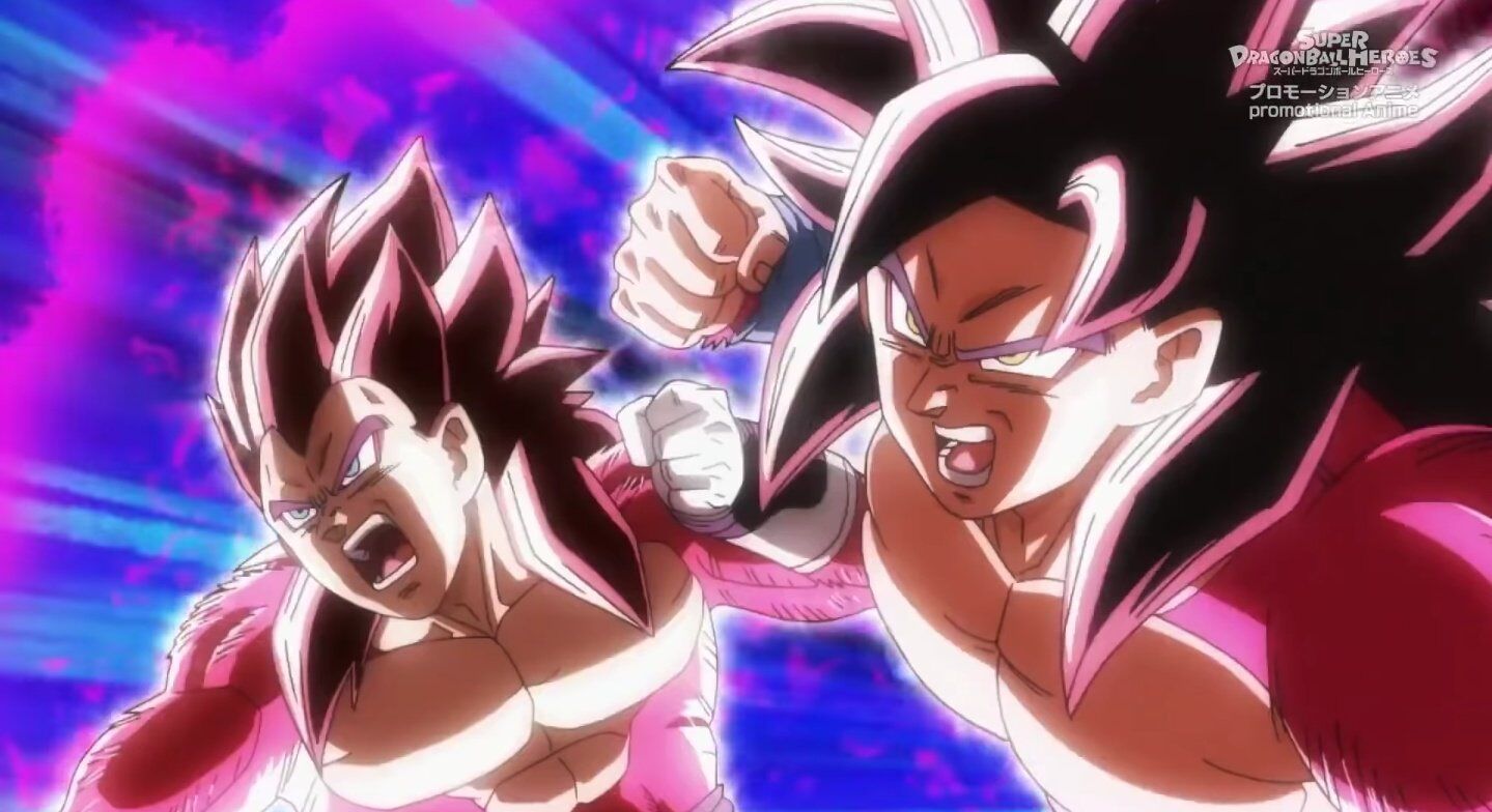 Xeno Goku and Xeno Vegeta (Dragon Ball Heroes) vs Ohma Zi-O (Kamen Rider)