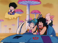 They ride in Yamcha's Silverstar 4