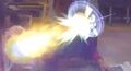 Vegeta fires a charged Ki Blast in Dragon Ball Heroes