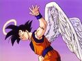 Goku saying goodbye