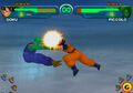 Goku attacking Piccolo