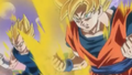 Goku and Vegeta as Super Saiyans