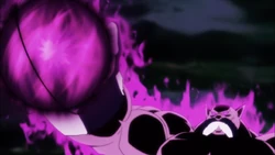 Toppo lança o Hakai em Freeza