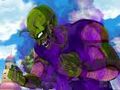 King Piccolo powers up before using an attack in Revenge of King Piccolo