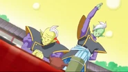 Zamasu about to assassinate Gowasu