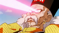 Android 20 fires eye lasers at Piccolo