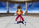 Super Saiyan 4 Vegeta's Model 2 color palette in Budokai Tenkaichi 3