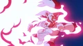Vegeta breaks out of the onslaught