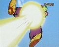 Piccolo fires the Masenko at Android 17