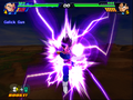 Vegeta (Scouter) charges a Galick Gun in Budokai Tenkaichi 3