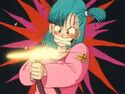 Bulma shoots Goku