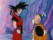 Goku meets his grandfather Gohan once again