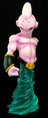 Kid Buu model kit bust blue aura front view