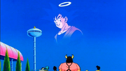 Goku says farewell