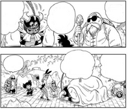 Ox-King regretting to Master Roshi