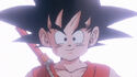 Goku in one of his father's visions