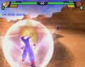 Super Saiyan Gohan uses the Full Power Charge