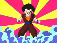 Goku pensando cuál sería el resultado si se fusionara con Mr. Satán