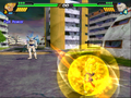 Super Saiyan Goku (GT) using Full Power in Budokai Tenkaichi 3