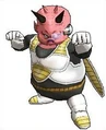 A Boulean member of the Frieza Force with horns, pointed ears, and no extra eyes in Dragon Ball Online