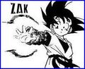 Goten fires a Ki Blast in the manga