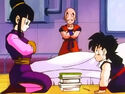 Chi-Chi, Gohan, and Krillin