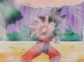 Dbz13-13.jpg (14 KB) Goku uses a Kiai against Goz in Hell