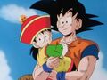 Goku and gohan beginning of dbz