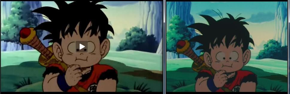 Dragon Ball Z Kai Episode 1  Comparison To Dragon Ball Z 