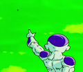 Frieza after firing his Death Beam