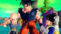Goku and Piccolo and Krillin and Kid Gohan