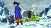 Son Goku, Vegeta, Bulma e Whis raggiungono le Terre del Nord - DBSB