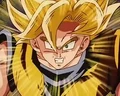Super Saiyan Goku faces Yakon