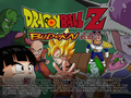 The alternate Namek Saga-themed Menu Screen