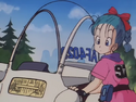 Bulma tells Goku about Dino Caps