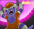 Chilled performs a Death Ball in Dragon Ball Heroes art