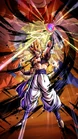 Alternate Character Illustration of Super Gogeta (DBL05-10S) performing Soul Punisher in Dragon Ball Legends