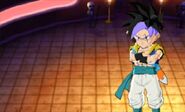 Gohanks del Futuro en Dragon Ball Fusions.