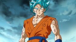 Son Goku Super Saiyan God Super Saiyan Blue by herconaryangga15 on