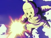 Chiaotzu gebruikt de Dodonpa-golf