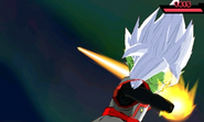 Fused Zamasu swinging the Spirit Blade