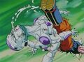 Frieza kicked in the face