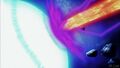 Jiren's Heatwave Magnetron against Goku's Supreme Kamehameha