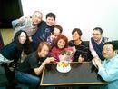 Mayumi Tanaka with other voice actors (October 2013)