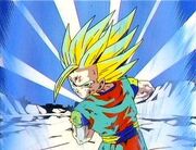 Gohan carica l'Onda Energetica